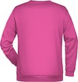 Pánská mikina James Nicholson sweatshirt men, růžová, vel. S