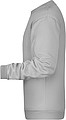 Pánská mikina James Nicholson sweatshirt men, sv. šedý melír, vel. S