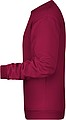 Pánská mikina James Nicholson sweatshirt men, vínová, vel. S