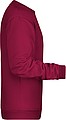 Pánská mikina James Nicholson sweatshirt men, vínová, vel. S