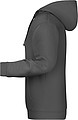 Pánská mikina s kapucí James Nicholson sweat hoodie men, antracitová, vel. S
