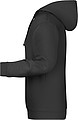 Pánská mikina s kapucí James Nicholson sweat hoodie men, černá, vel. XL
