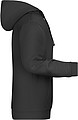 Pánská mikina s kapucí James Nicholson sweat hoodie men, černá, vel. XL