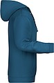 Pánská mikina s kapucí James Nicholson sweat hoodie men, modrozelená, vel. S