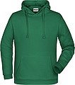 Pánská mikina s kapucí James Nicholson sweat hoodie men, sv. zelená, vel. S