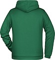 Pánská mikina s kapucí James Nicholson sweat hoodie men, sv. zelená, vel. S