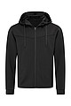 Pánská mikina STEDMAN RECYCLED SCUBA JACKET MEN, černá, L