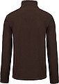 Pánská mikrofleecová mikina Kariban fleece jacket men, hnědá, vel. S