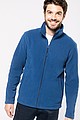 Pánská mikrofleecová mikina Kariban fleece jacket men, šedá, vel. S