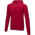 Pánská rozepínací mikina s kapucí Elevate THERON, červená, vel. 3XL