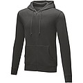 Pánská rozepínací mikina s kapucí Elevate THERON, tmavě šedá, vel. 3XL
