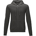 Pánská rozepínací mikina s kapucí Elevate THERON, tmavě šedá, vel. 3XL