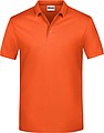Pánské piqué polo James & Nicholson, oranžová, S