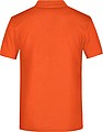 Pánské piqué polo James & Nicholson, oranžová, S