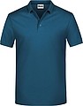 Pánské piqué polo James & Nicholson, petrolejová, S