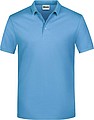 Pánské piqué polo James & Nicholson, světle modrá, S