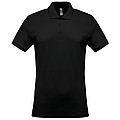 Pánské polotriko KARIBAN SHORT-SLEEVED PIQUÉ POLO SHIRT, černá, S