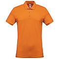 Pánské polotriko KARIBAN SHORT-SLEEVED PIQUÉ POLO SHIRT, oranžová, S