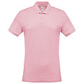 Pánské polotriko KARIBAN SHORT-SLEEVED PIQUÉ POLO SHIRT, světle růžová, S