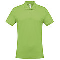 Pánské polotriko KARIBAN SHORT-SLEEVED PIQUÉ POLO SHIRT, světle zelená, S
