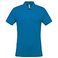 Pánské polotriko KARIBAN SHORT-SLEEVED PIQUÉ POLO SHIRT, tyrkysová, S