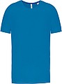 Pánské sportovní triko KARIBAN 130g, tmavě tyrkysová, XS