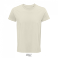 Pánské tričko SOLS CRUSADER MEN - ROUND-NECK FITTED JERSEY T-SHIRT, krémová, XS