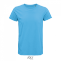 Pánské tričko SOLS CRUSADER MEN - ROUND-NECK FITTED JERSEY T-SHIRT, světle modrá, XS