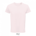 Pánské tričko SOLS CRUSADER MEN - ROUND-NECK FITTED JERSEY T-SHIRT, světle růžová, XS