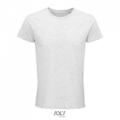 Pánské tričko SOLS CRUSADER MEN - ROUND-NECK FITTED JERSEY T-SHIRT, světle šedá, L