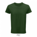 Pánské tričko SOLS CRUSADER MEN - ROUND-NECK FITTED JERSEY T-SHIRT, tmavě zelená, L