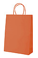 PARIALA Papírová taška s kroucenými uchy, 24 x 10 x 31 cm, oranžová