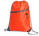 PELU Stahovací batoh s kapsou na zip, oranžová