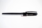 PIERRE CARDIN CHRISTOPHE Sada rolleru a plnicího pera, stříbrná/černá