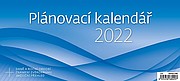Plánovací kalendář MODRÝ 2026, stolní kalendář