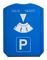 Plastová parkovací karta se škrabkou na led