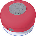 Plastový Bluetooth reproduktor odolný proti vodě, červená