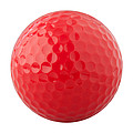 Plastový golfový míček, červený