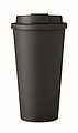 Pohárek s dvojitou stěnou a víčkem, objem 457ml, černá