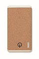 Powerbank 10000mAh s bezdrátovou nabíječkou a korkovým povrchem