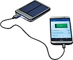 Powerbank 4000mAh se solárním panelem