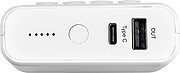 Powerbanka 10 000 mAh s LED světlem, bílá