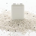 Powerbanka 10 000 mAh z RCS recyklovaného plastu, bílá