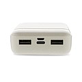Powerbanka 10 000 mAh z RCS recyklovaného plastu, bílá