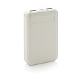 Powerbanka 10 000 mAh z RCS recyklovaného plastu, bílá