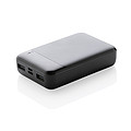 Powerbanka 10 000 mAh z RCS recyklovaného plastu, černá