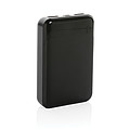 Powerbanka 10 000 mAh z RCS recyklovaného plastu, černá
