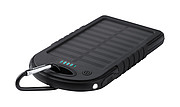 Powerbanka 4000mAh se solárním nabíjením, černá
