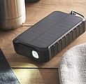 Powerbanka 8000mAh se solárním panelem, světlem a ručním dynamem