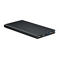 POWERDESK Hliníková powerbanka s kapacitou 8000 mAh, černá